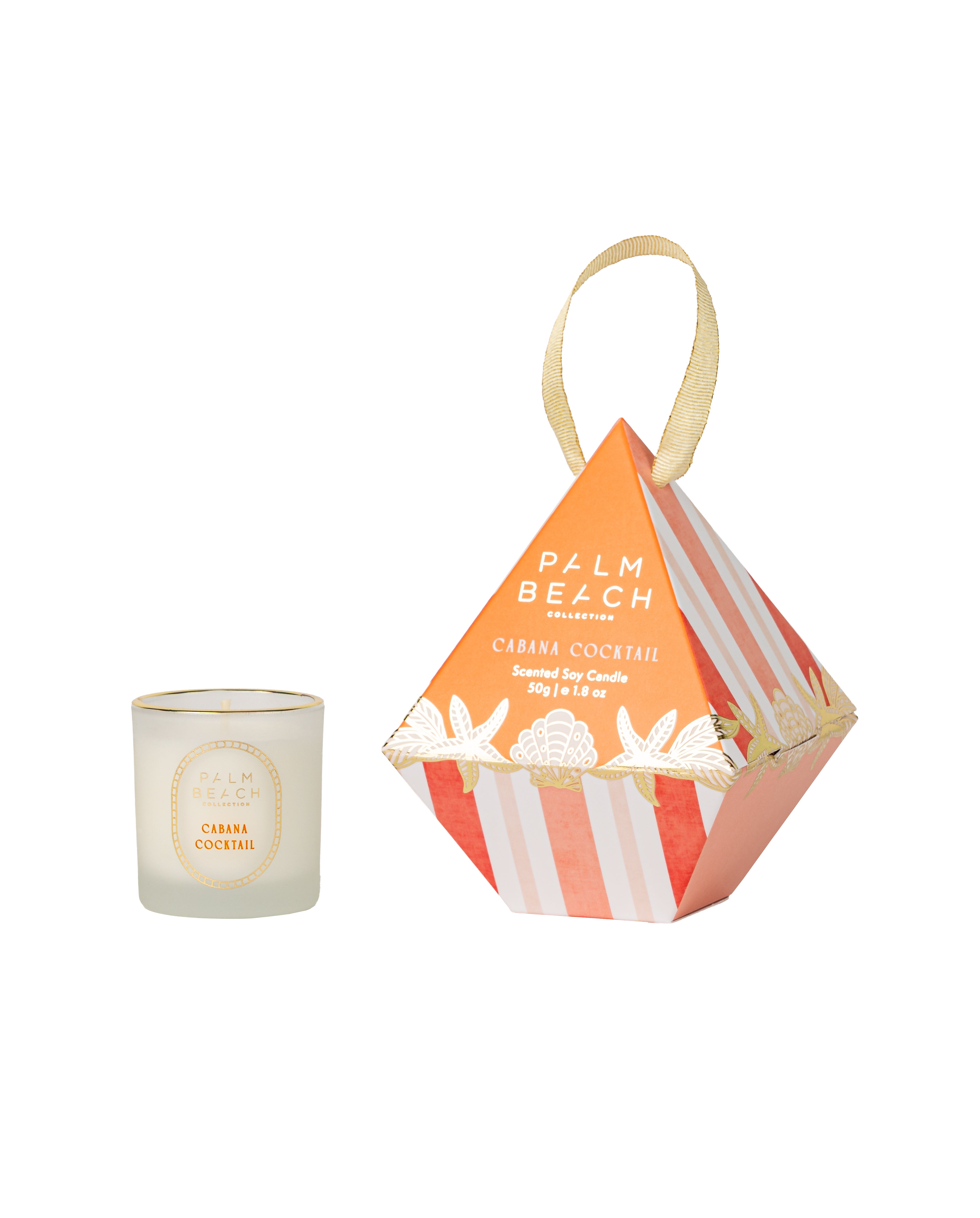 Cabana Cocktail Hanging Bauble Mini Candle 50g
