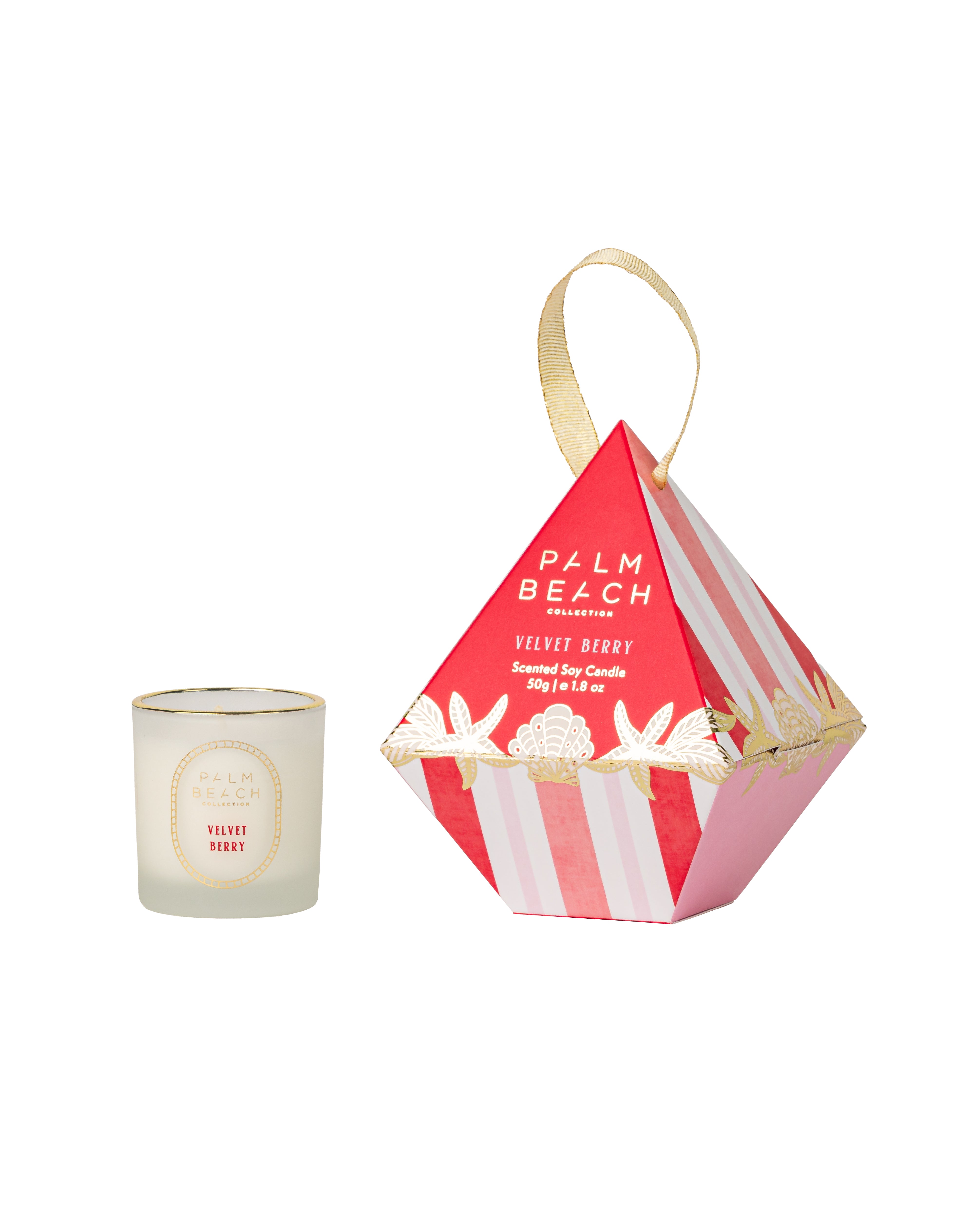 Velvet Berry Hanging Bauble Mini Candle 50g