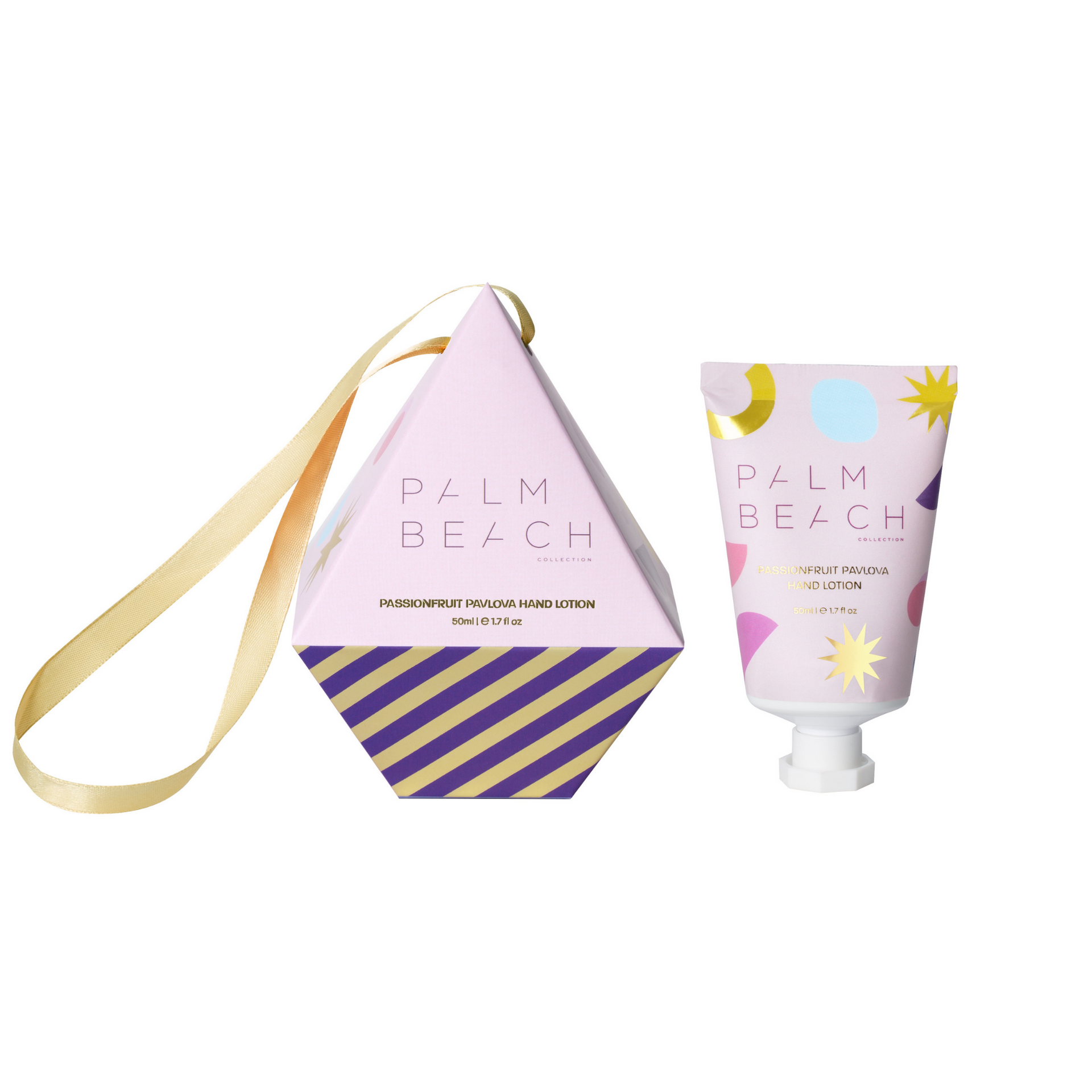Passionfruit Pavlova <br> Hanging Bauble <br> 50ml Hand Lotion