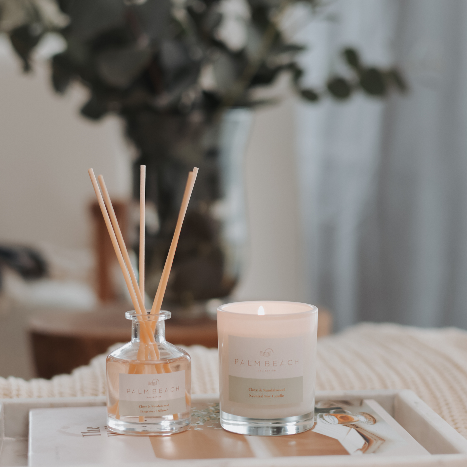 パームビーチコレクション ミニキャンドル＆ディフューザー　ヴィンテージガーデニア Mini Scented Candles | Palm Beach Collection