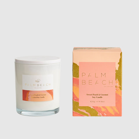Sweet Peach & Coconut <br>420g Standard Candle