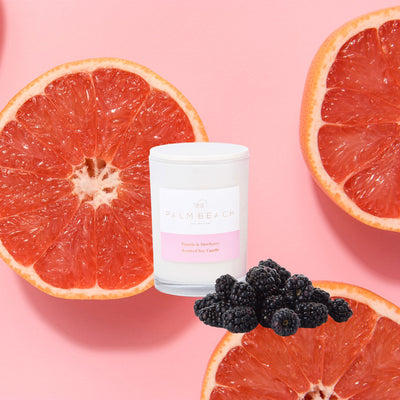 Pomelo & Dewberry Mini Scented Candle 90g