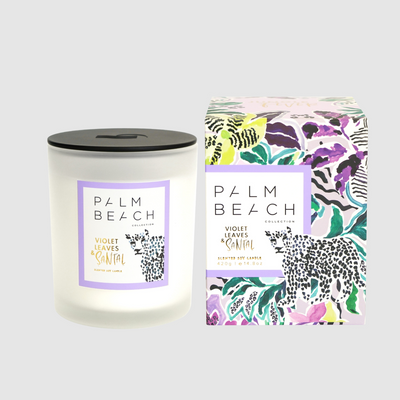 Violet Leaves & Santal <br>420g Standard Candle