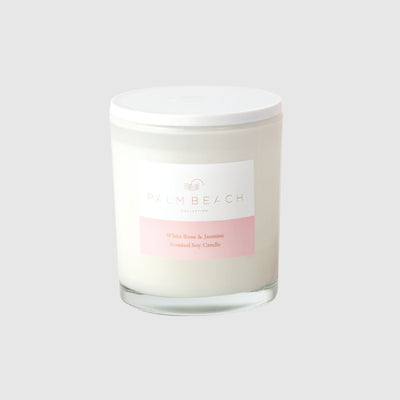 White Rose & Jasmine <br> Unboxed 420g Standard Candle