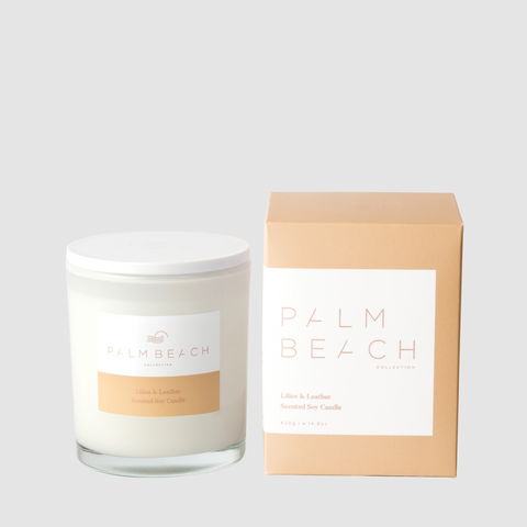 Lilies & Leather <br> 420g Standard Candle