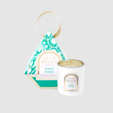 White Woods Hanging Bauble Candle 50g