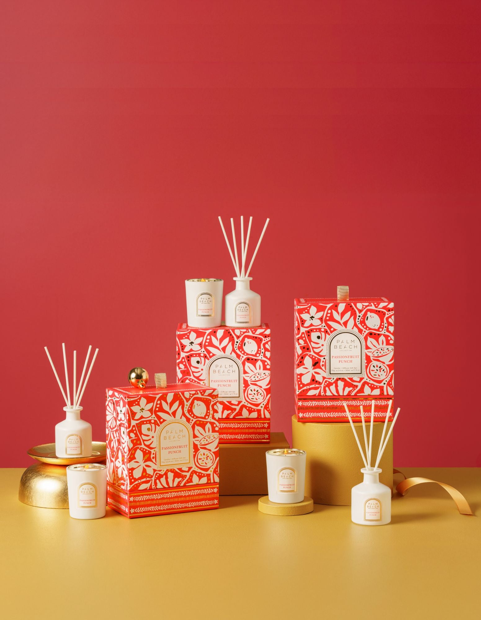 Passionfruit Punch Mini Candle + Diffuser Set | Palm Beach Collection