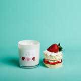 Strawberries & Cream UNBOXED Standard Candle 420g