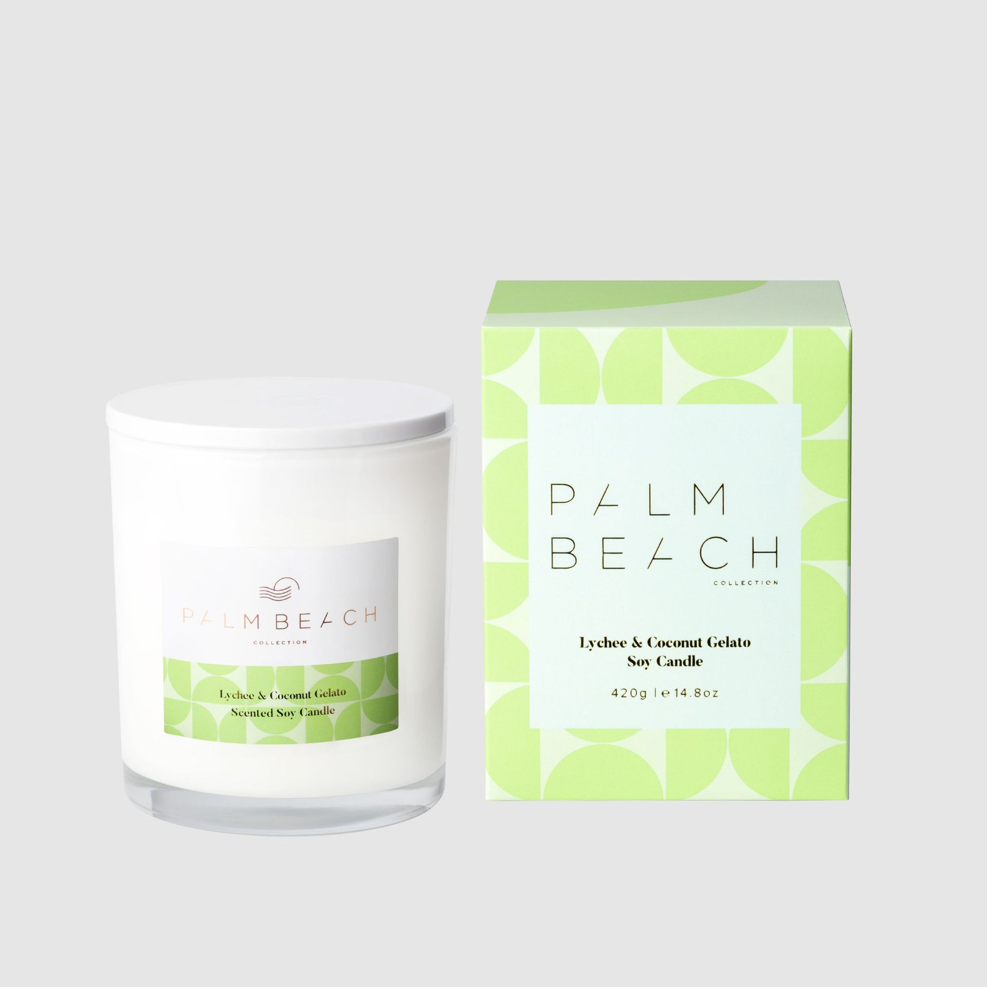 Lychee & Coconut Gelato <br> 420g Limited Edition Standard Candle