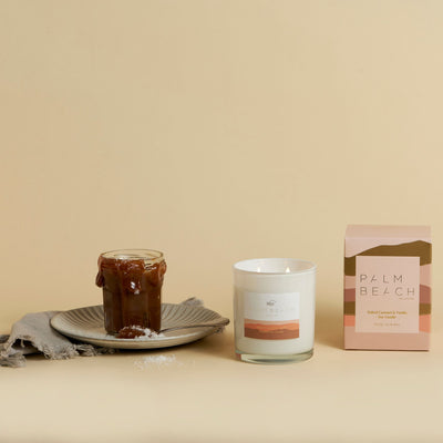 Salted Caramel & Vanilla <br> UNBOXED Standard Candle 420g