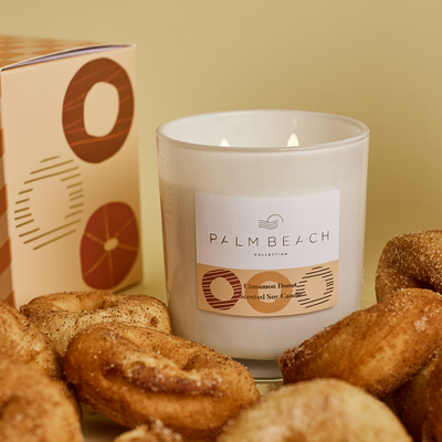 Cinnamon Donut <br> UNBOXED Standard Candle 420g