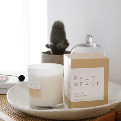 Lilies & Leather <br> 420g Standard Candle