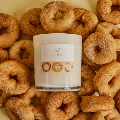 Cinnamon Donut <br> UNBOXED Standard Candle 420g